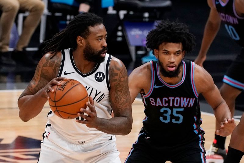 籃網中鋒DeAndre Jordan。 圖／美聯社／達志影像