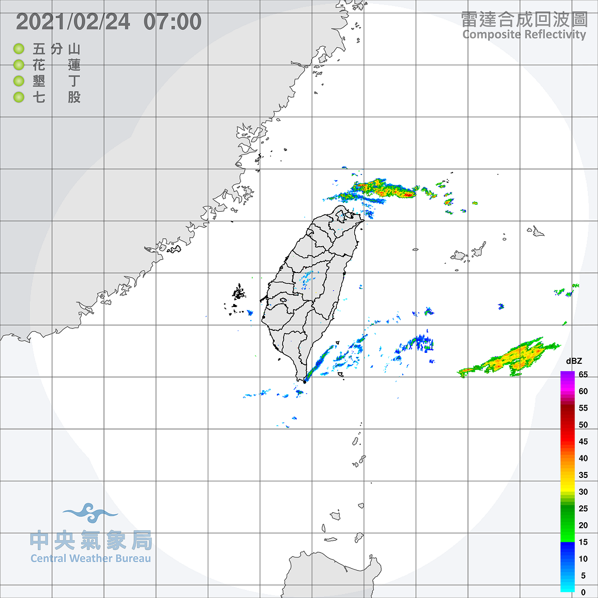 今天的天氣逐漸轉趨於穩定，降雨不會很顯著，溫度上也沒有明顯變化。 圖：中央氣象局/提供
