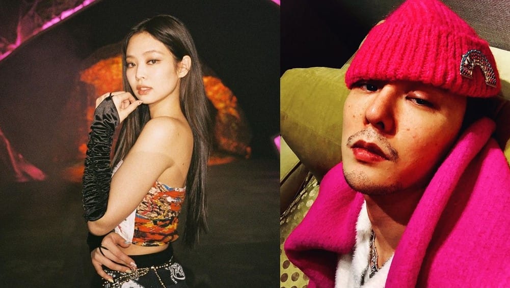 JENNIE被拍到自由進出GD家門，戀愛消息曝光。 圖：翻攝自兩人IG
