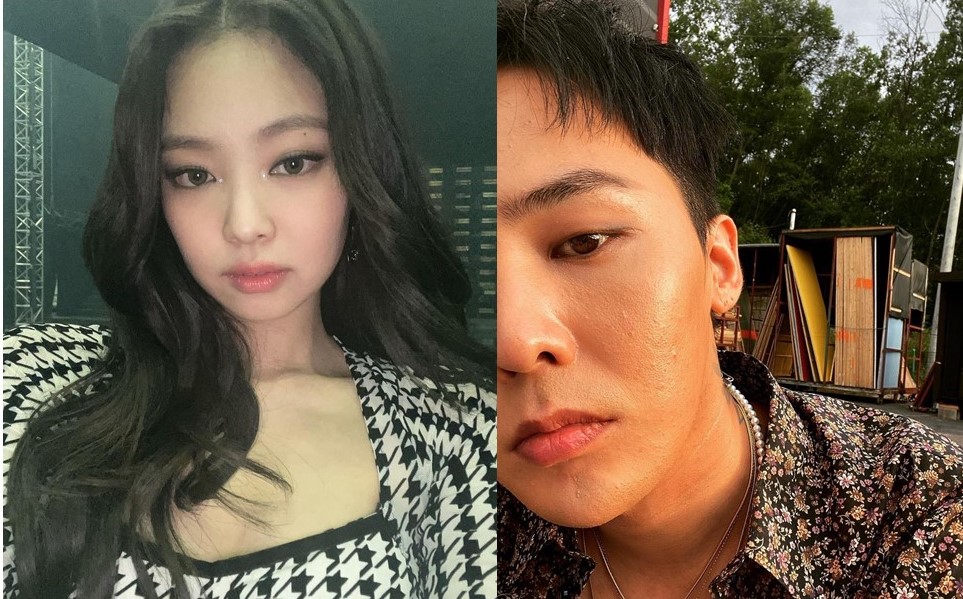 JENNIE和GD熱戀中。 圖：翻攝自兩人IG