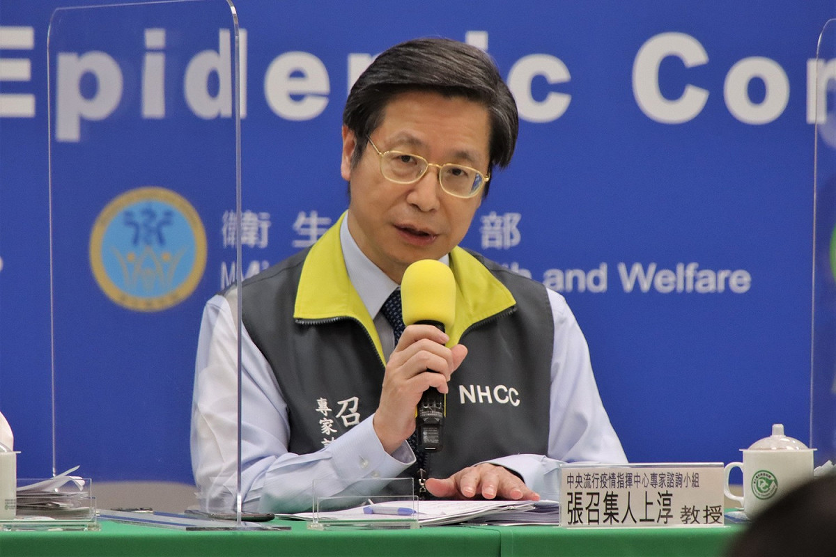 中央流行疫情指揮中心 專家諮詢小組召集人：張上淳  圖：中央流行疫情指揮中心/提供