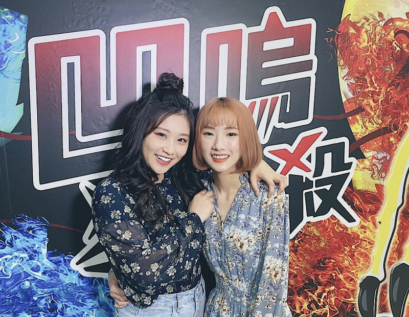 焦凡凡(左)與焦寧寧(右)。 圖：翻攝IG／焦寧寧