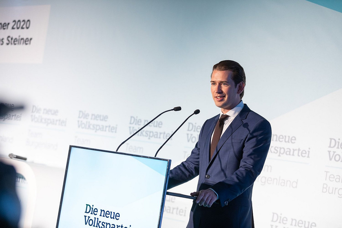 為了讓歐洲各國儘快恢復自由往來，奧地利總理庫爾茨（Sebastian Kurz）建議，對已治癒新冠肺炎及完成接種疫苗者，應給予綠色護照。 圖：翻攝自Sebastian Kurz臉書（資料照）