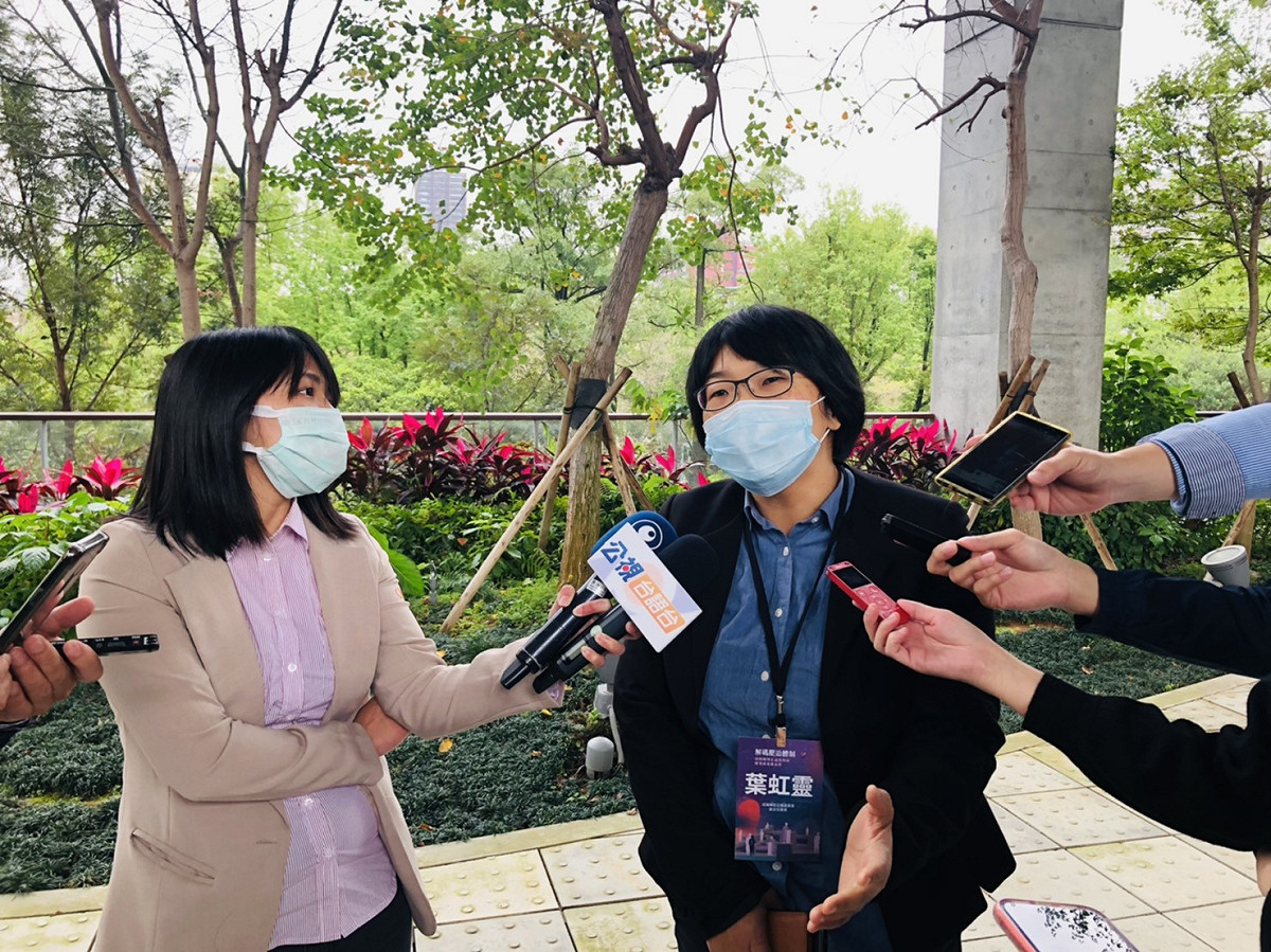 促轉會副主委兼發言人葉虹靈。 圖：謝莉慧/攝
