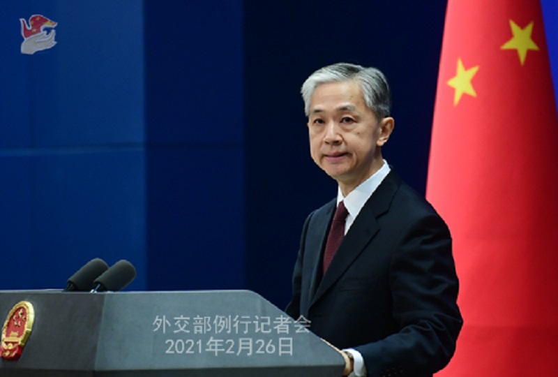 中國外交部發言人汪文斌。 圖：翻攝中國外交部