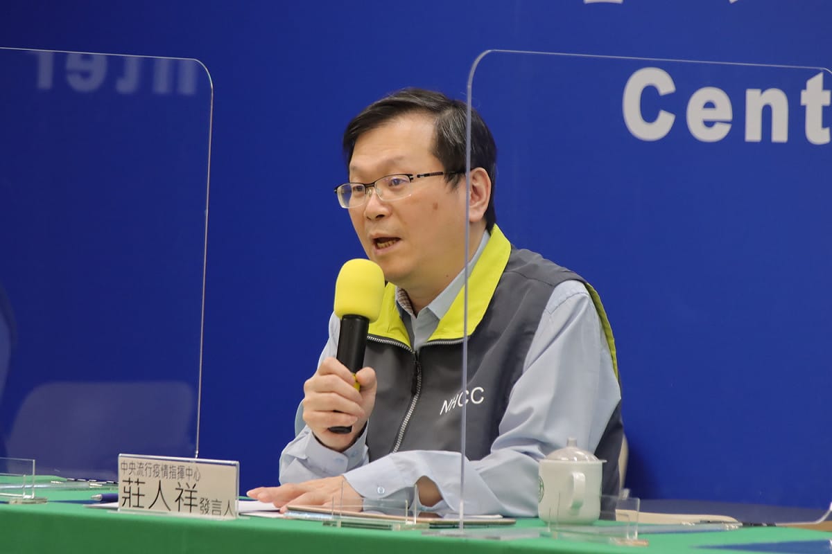 中央流行疫情指揮中心發言人莊人祥 圖：中央流行疫情指揮中心/提供