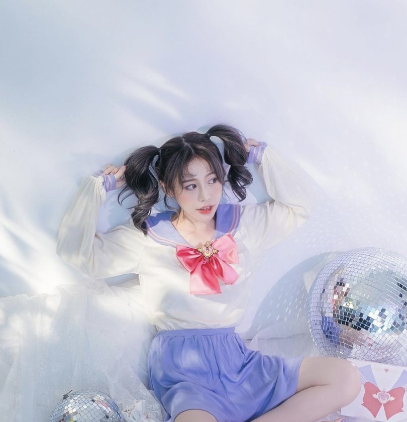 紀卜心扮美少女戰士。 圖：翻攝IG/紀卜心