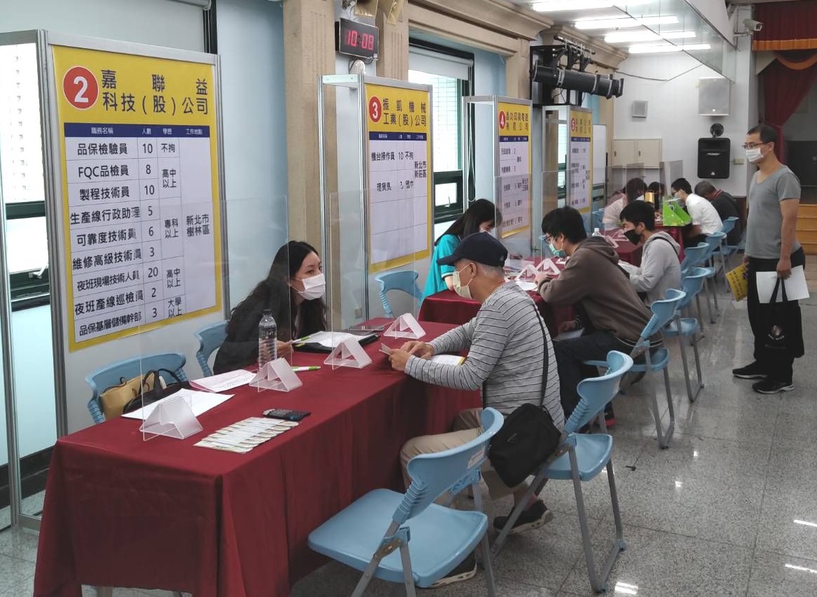 新北3月週週有徵才，將釋逾6000職缺，起薪上看5萬。 圖：新北市勞工局提供