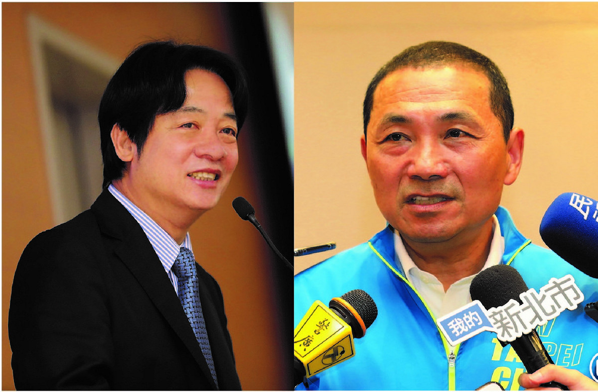 副總統賴清德（左）、新北市長侯友宜（右）。 圖：新頭殼合成