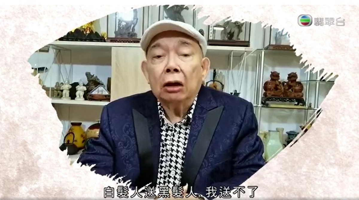 《少林足球》大師兄黃一飛現身香港節目哀悼好友吳孟達。 圖：翻攝自微博