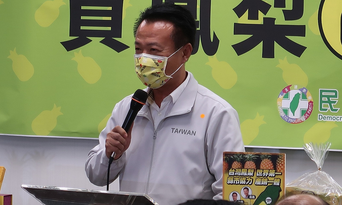 嘉義縣長翁章梁 圖：林朝億/攝