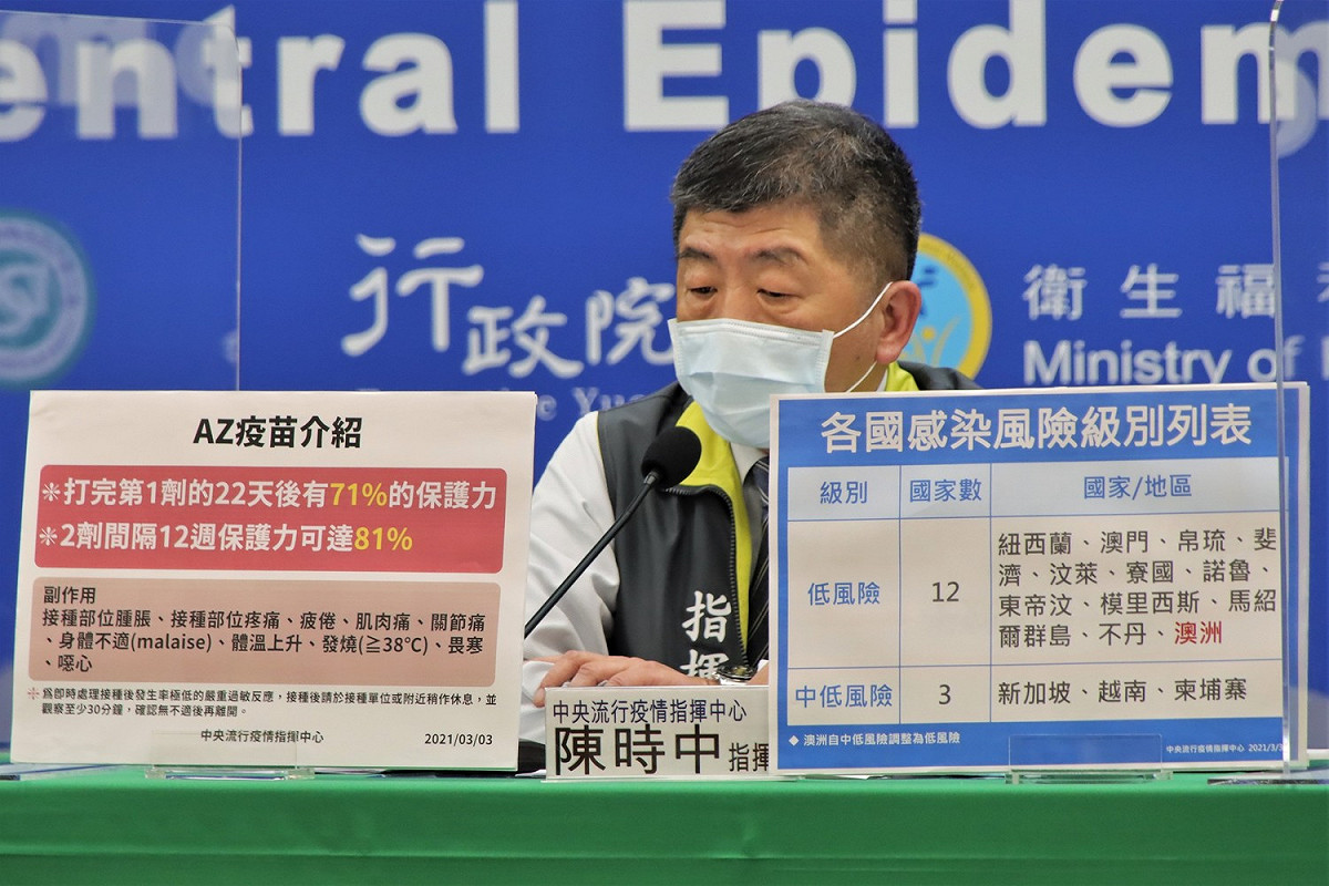 中央流行疫情指揮中心指揮官陳時中。 圖：中央流行疫情指揮中心/提供