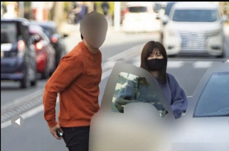 日媒拍到福原愛疑似和外遇對象約會。 圖：翻攝自日媒《女性SEVEN》