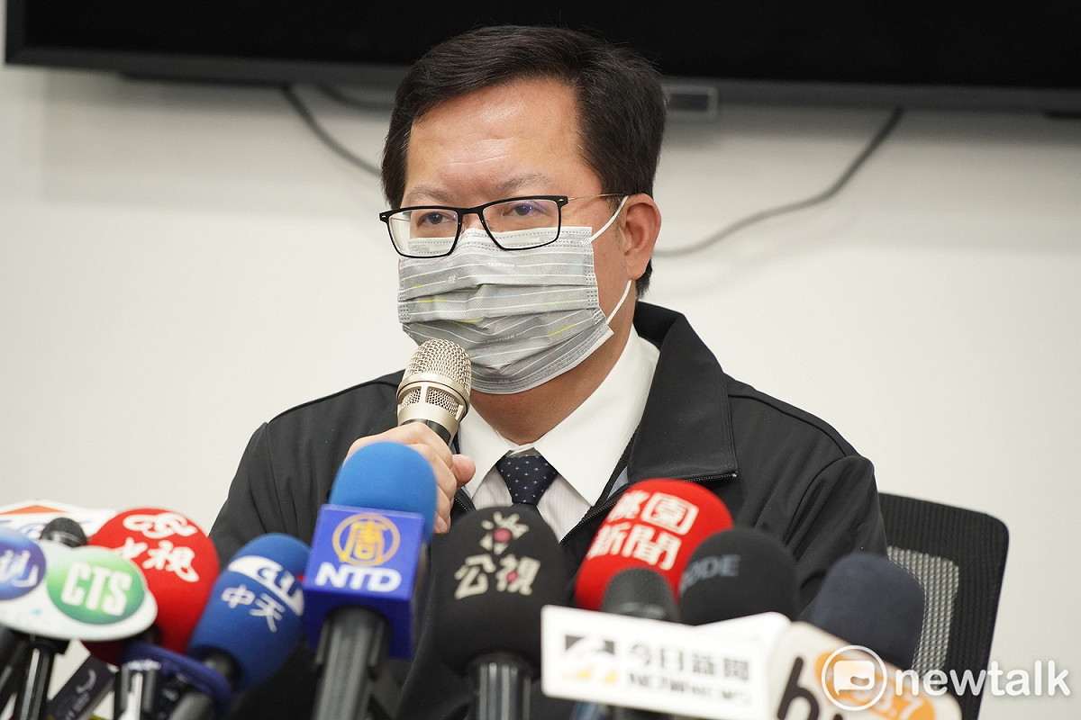 鄭文燦表示，他會完全依照中央疫情指揮中心的順序施打，包括縣市長的施打順序也是一樣。 圖：林昀真/攝