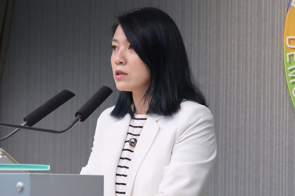 民進黨發言人顏若芳 圖：林朝億/攝