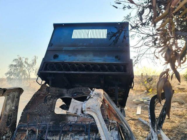 攻擊伊拉克美軍基地的火箭彈發射器。 圖 : 翻攝自環球網