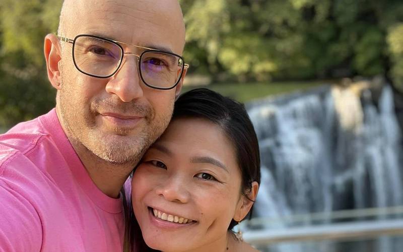 吳鳳老婆3年前曾流產。 圖：翻攝自吳鳳臉書