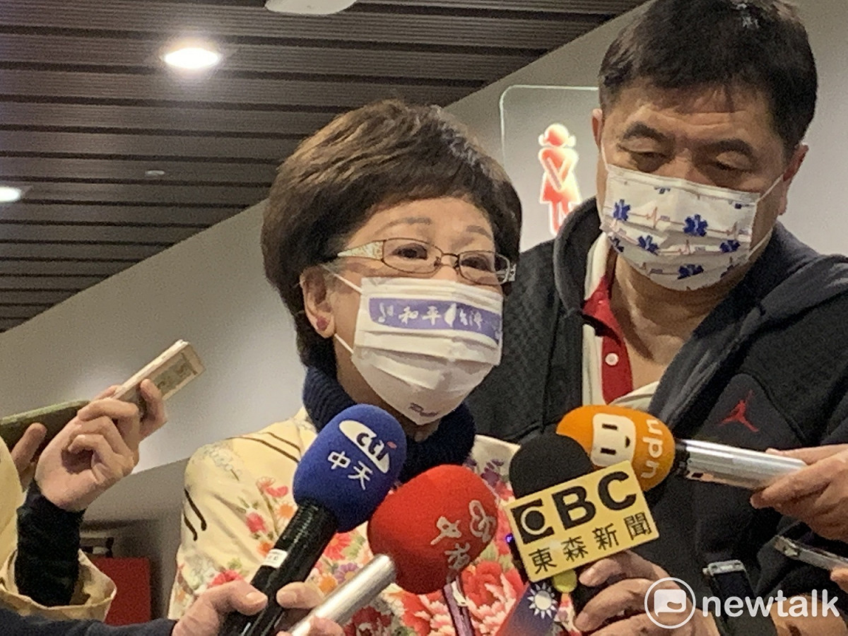 前副總統呂秀蓮出席2021婦女和平論壇。 圖：周煊惠 / 攝