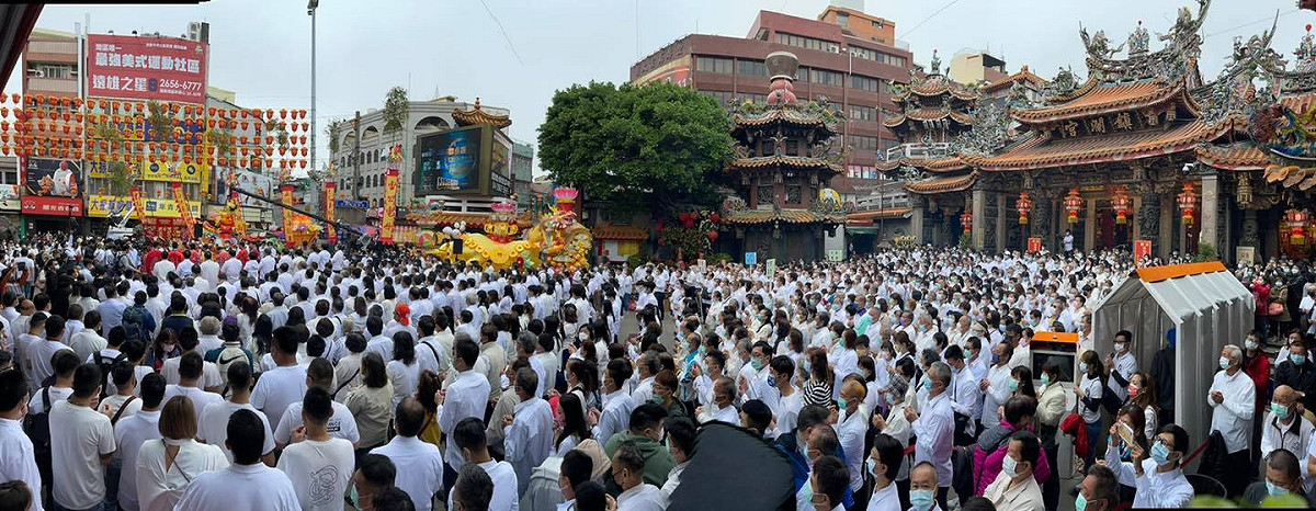 時隔58年，大甲鎮瀾宮今天（7日）舉辦祈雨法會，許多信眾前往參加。 圖：翻攝自大甲鎮瀾宮臉書