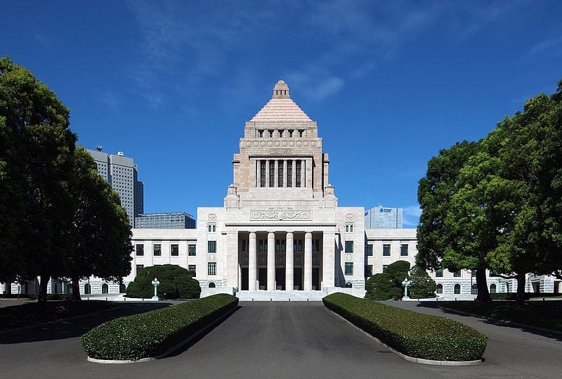 日本國會議事堂。 圖：Wiiii提供／版權規定：CC BY-SA 3.0