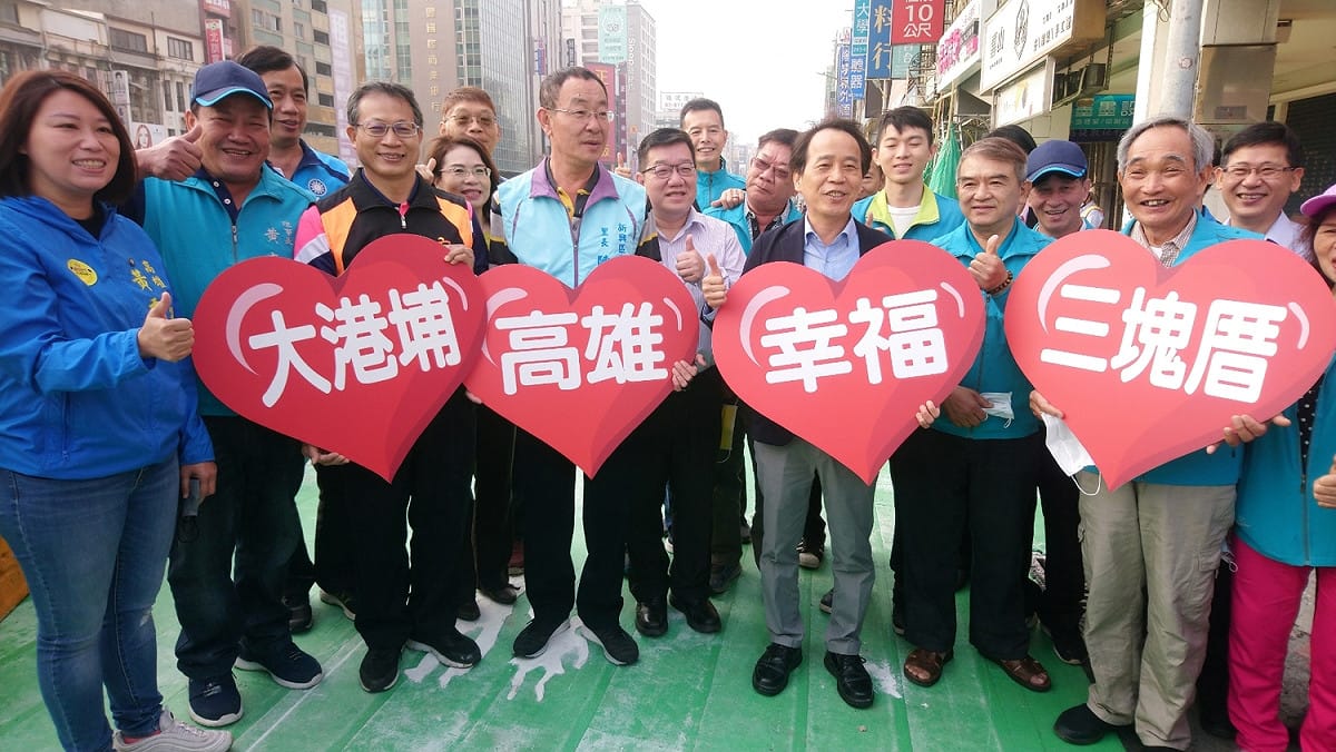 中博高架橋拆除，臨時站西路開放通車。 圖：高雄市政府/提供