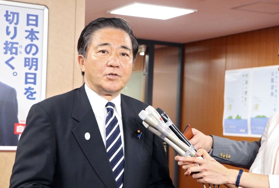 曾任日本防衛副大臣的自民黨議員長島昭久。 圖：取自長島昭久推特（資料照片）
