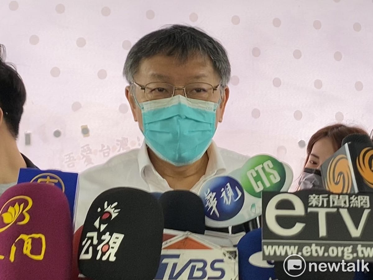 台北市長柯文哲。 圖：周煊惠 / 攝