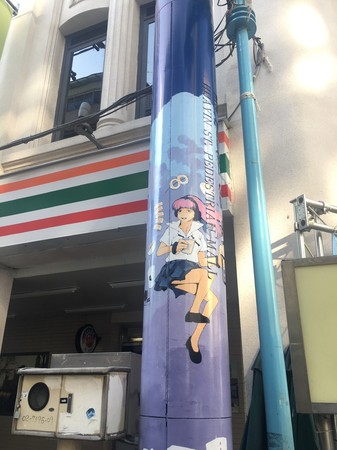 台北華陰街總共有2支形象柱。 圖：台北市華陰街徒步區發展協會／提供