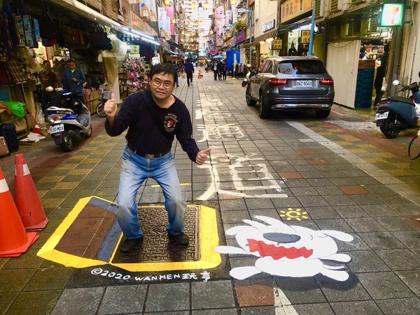 台北華陰街為全台第一個「漫畫一條街」。 圖：台北市華陰街徒步區發展協會／提供