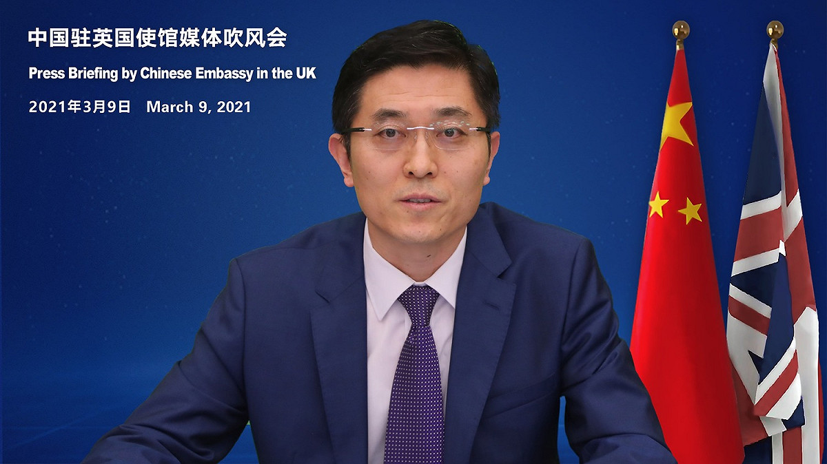 中國駐英臨時代辦楊曉光。 圖：翻攝自中國駐英國大使館官網