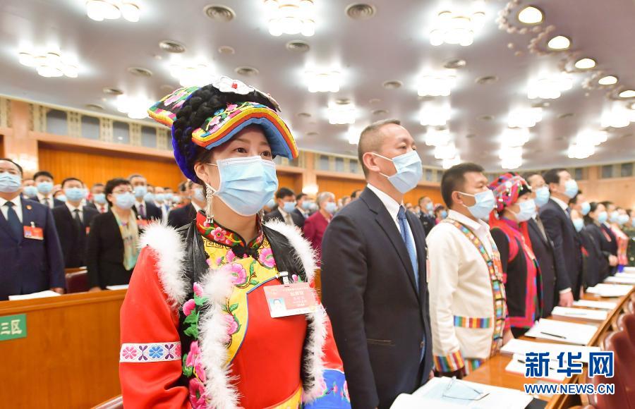 中國第13屆全國人民代表大會4次會議11日下午閉幕。 圖 : 翻攝自新華網