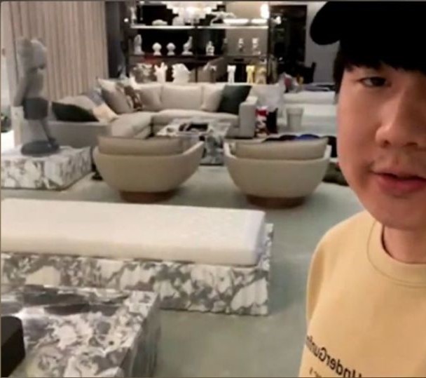 林俊傑首度公開4億豪宅內部。 圖：翻攝自微博