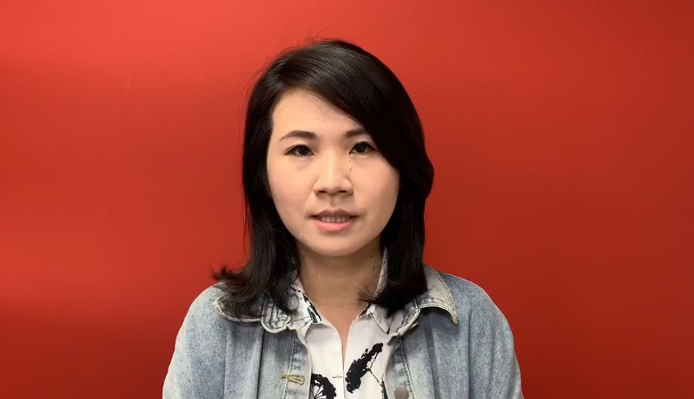 國台辦發言人馬曉光嗆民進黨對公投進行政治操弄，要「台灣同胞擦亮眼睛」。對此，台灣基進組織部主任李雨蓁反擊，「反指標國台辦說話了」。 圖：台灣基進提供（資料照片）