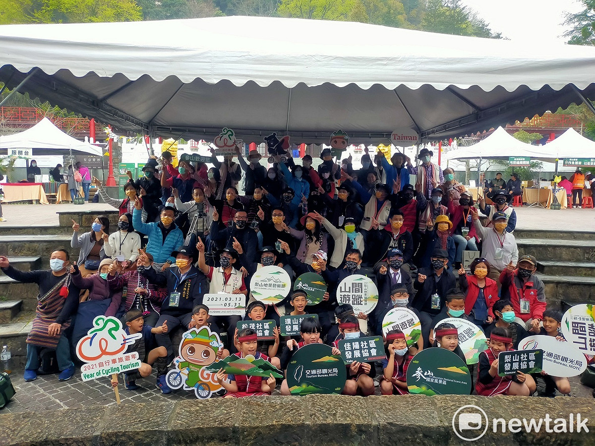 梨山地景藝術節今天開幕。 圖：唐復年/攝