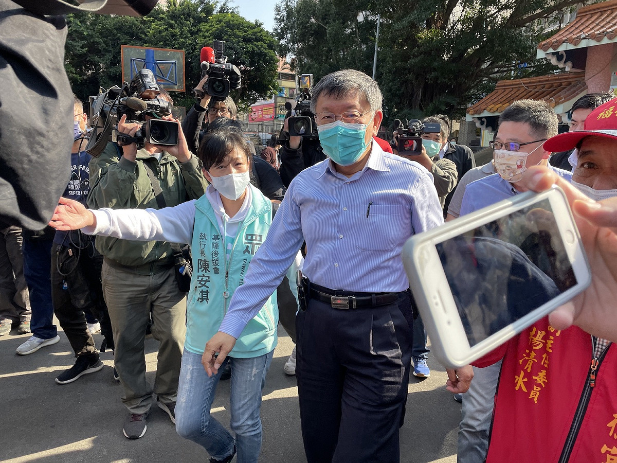 身兼民眾黨主席的台北市長柯文哲。 圖：周煊惠 / 攝