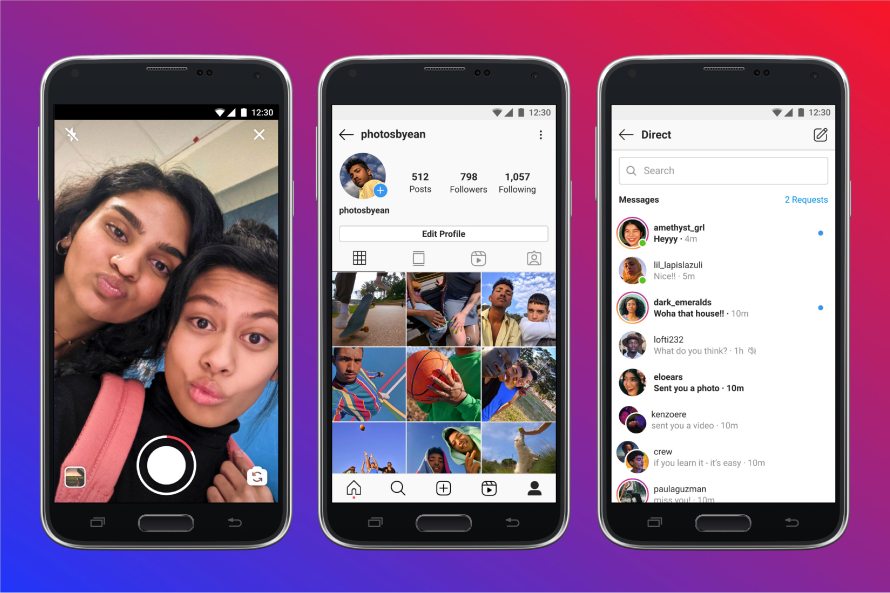 專為中低階手機設計的輕量版IG「Instagram Lite」App，終於正式在Google Play store上架。 圖：取自官方部落格