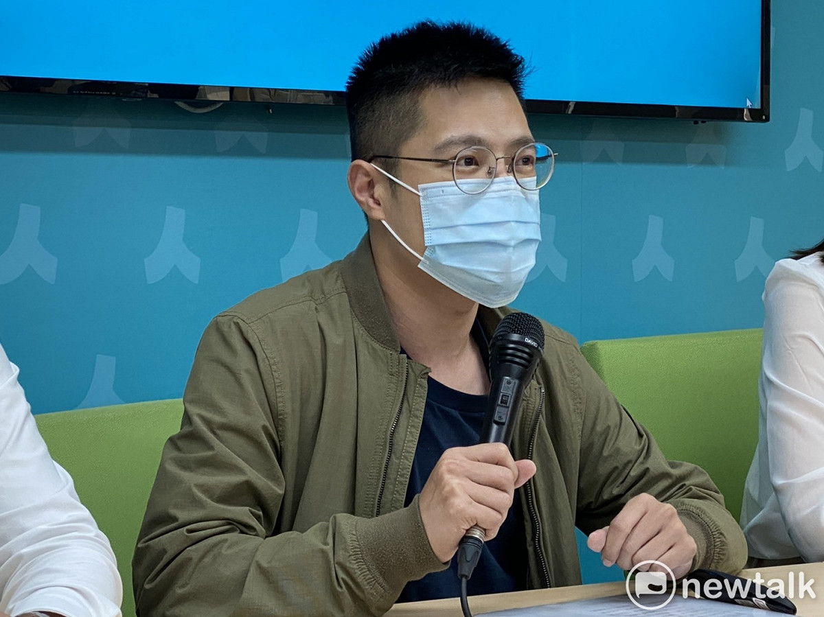 民眾黨發言人張清俊。 圖：周煊惠 / 攝（資料照）