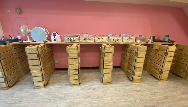 寵物店家飼養環境是否乾淨衛生。 圖：新北市動保處提供