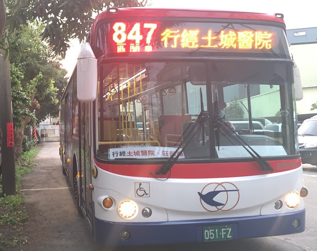 新北市土城醫院直達公車再增847區線。 圖：新北市交通局提供