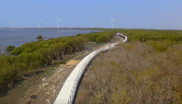 海空步道最快可在暑假前開放。 圖：彰化縣政府城市暨觀光發展處／提供