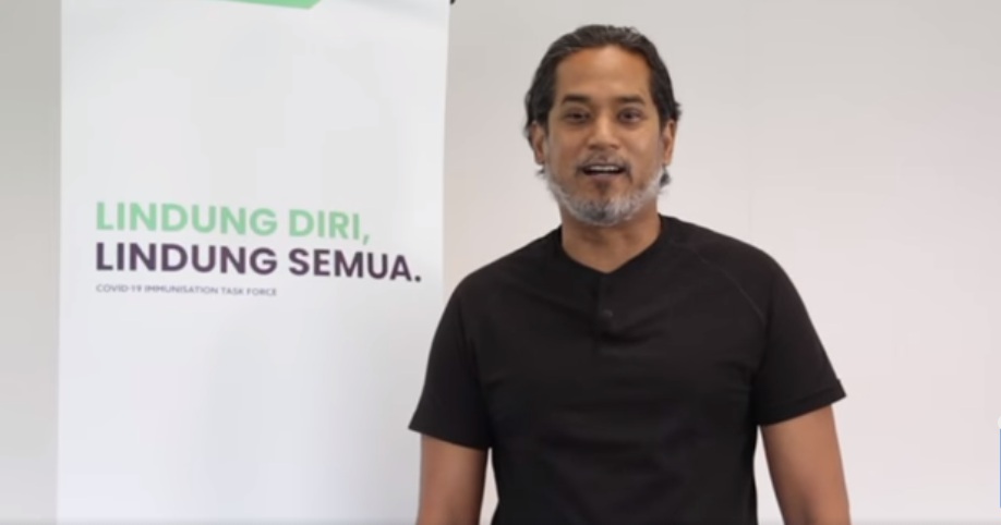 馬來西亞科學部長凱里今（18日）接種中國製新冠疫苗。 圖 : 翻攝自Khairy Jamaluddin   fb