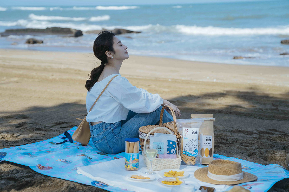 白沙灣海水浴場。 圖：新北市觀光旅遊局提供