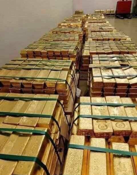 純金金條（示意圖）。