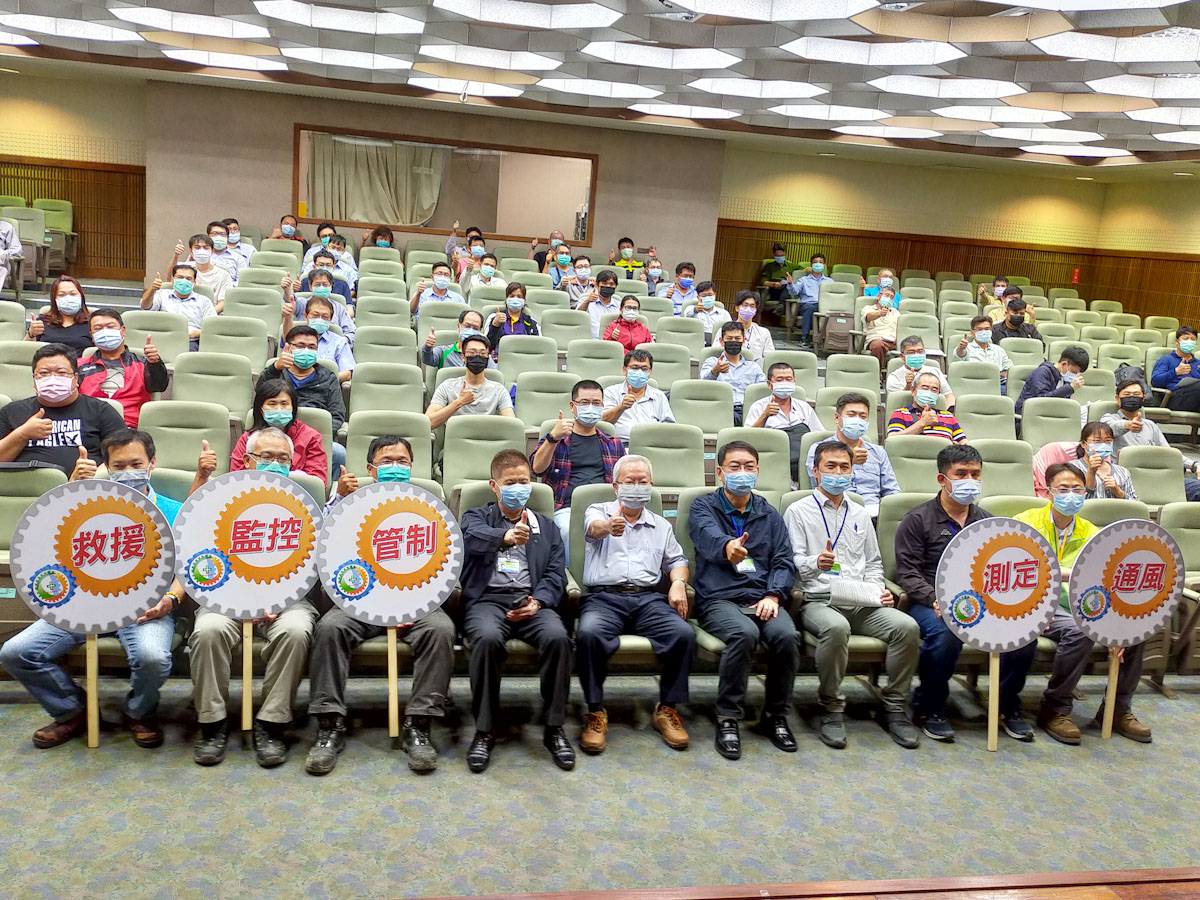 高市勞工局勞檢處舉辦作業安全宣導會。 圖：高雄市勞工局/提供