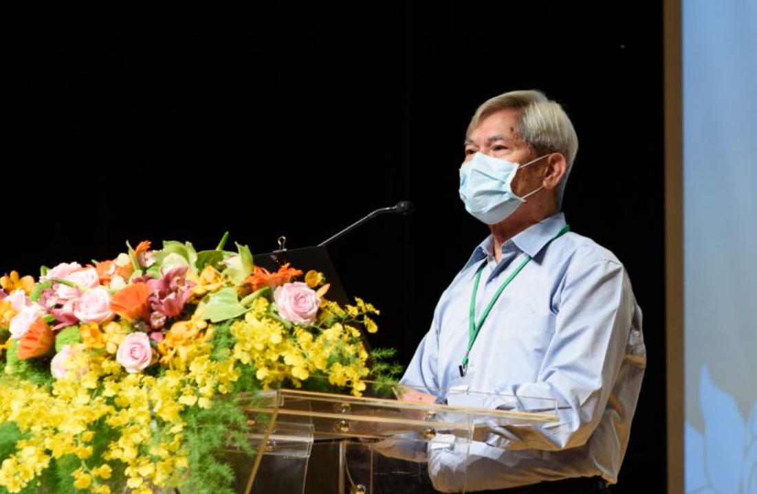 槍決受難者宋盛淼兒子宋文博在會中分享自身遭到「政府恐怖監控的經歷」 圖 : 文化部提供