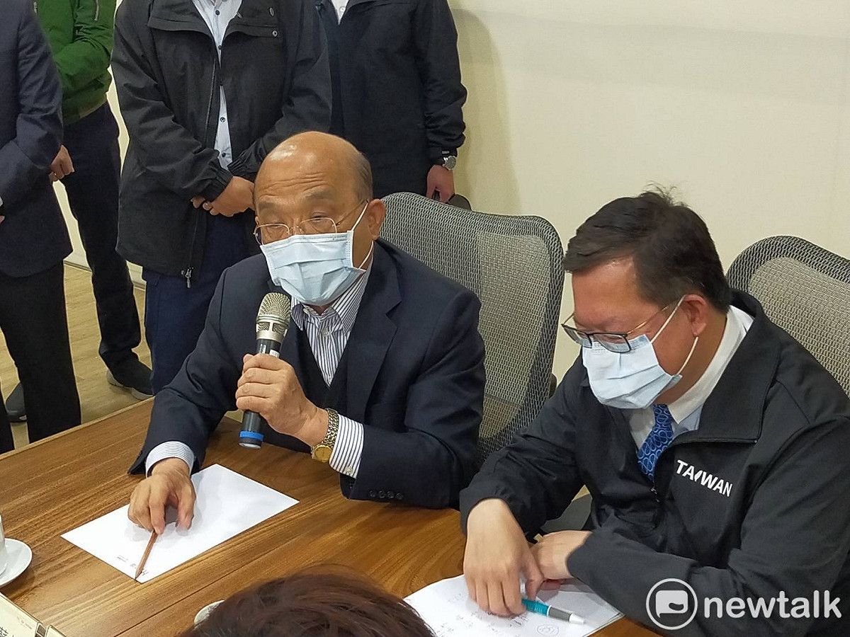 蘇貞昌強調政府用盡全力維護穩定供電、保護生態環境，也盼國人了解做最明智的決定。 圖：林昀真／攝
