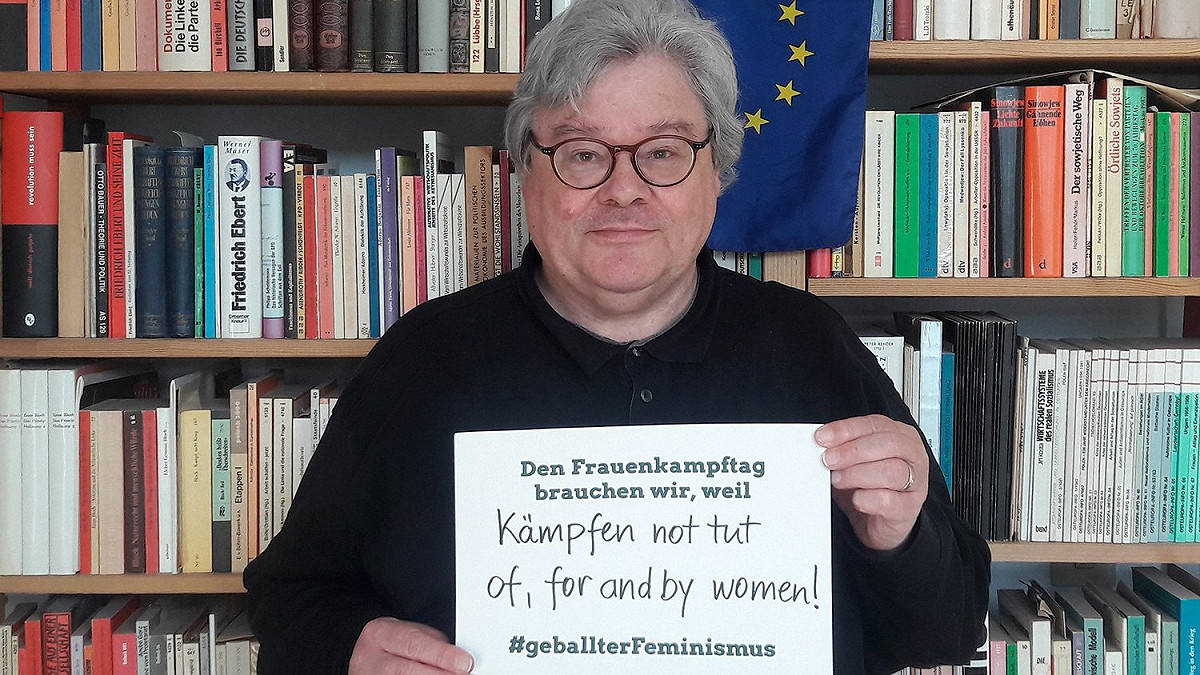 歐洲議會對中關係代表團團長包瑞翰（Reinhard Bütikofer）。 圖：翻攝自Reinhard Bütikofer推特（資料照）