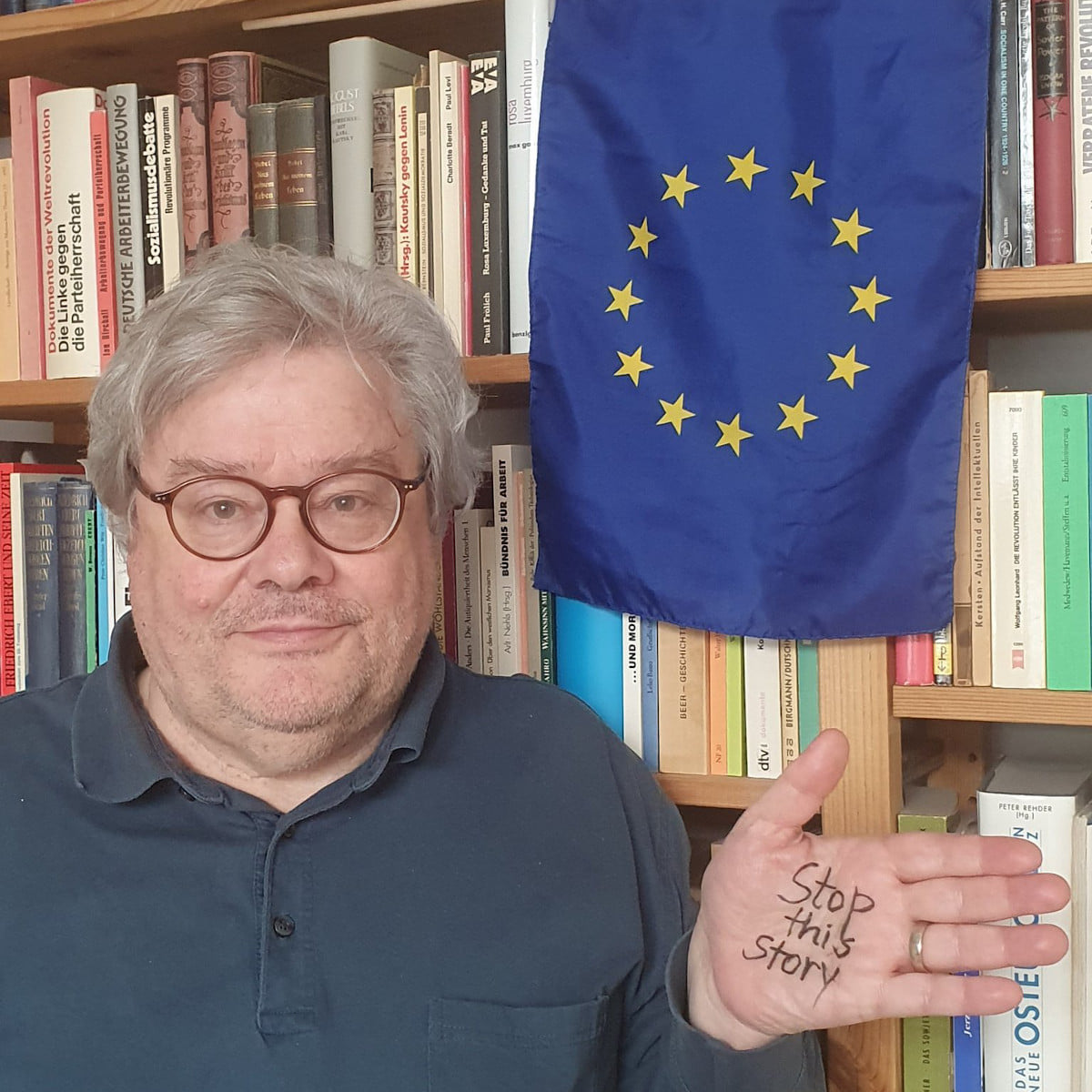 中國外交部針對德國籍歐洲議會議員彼蒂科菲爾（Reinhard Bütikofer）等10名個人與4個實體制裁。 圖:擷取自臉書