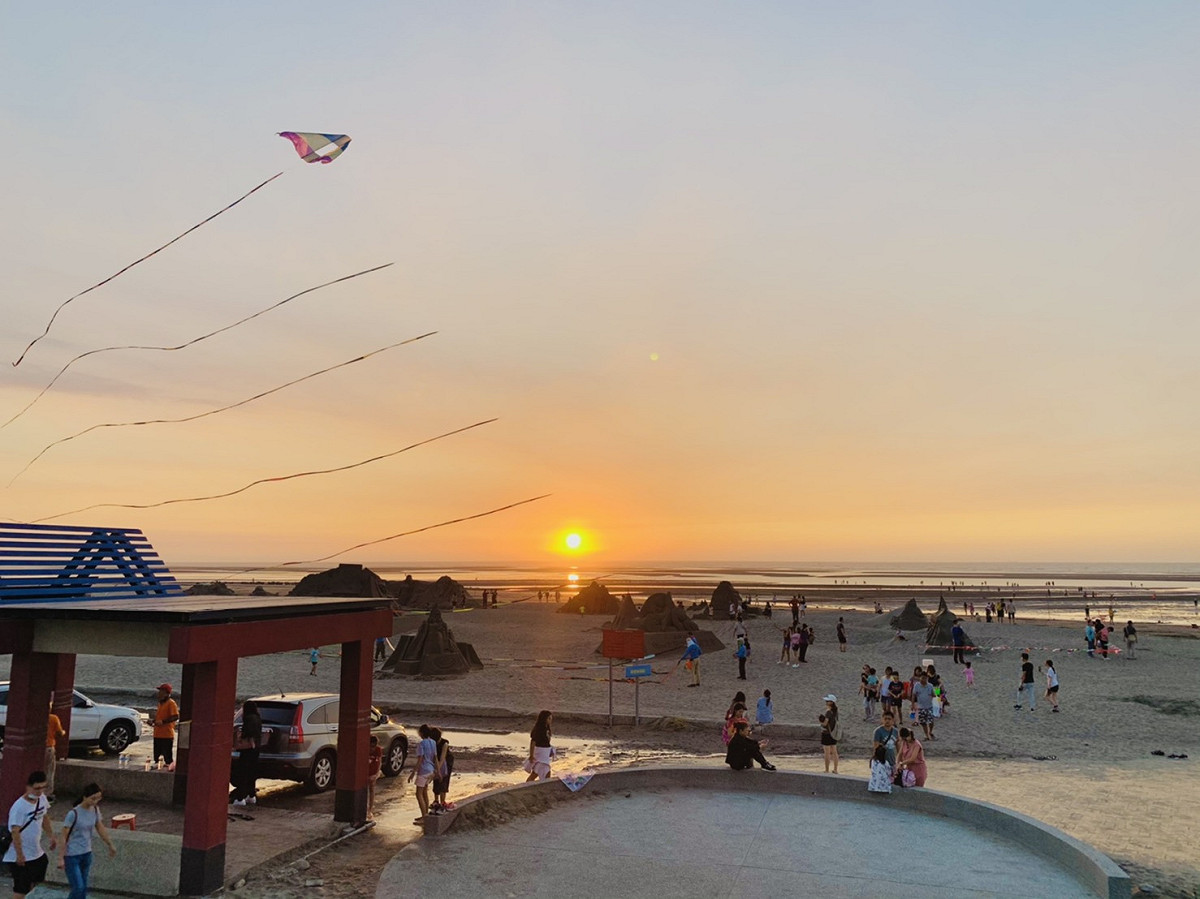 大安濱海沙灘區。 圖：台中觀旅局／提供