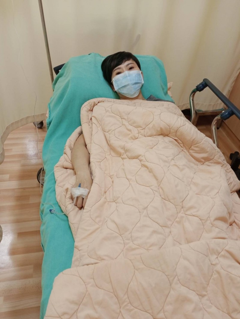 詹雅雯目前台北、台中兩地來回看醫生，對於病情樂觀看待。 圖：葛瑞特音樂／提供
